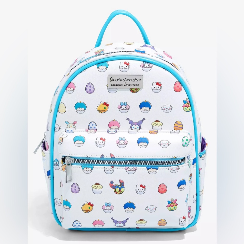 Sanrio x Digimon Digi-eggs Mini Backpack & Wallet, NWOT